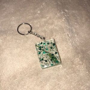 Custom Epoxy MahJong tile One Bamboo aka Birdie New